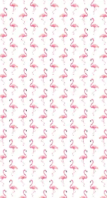 Unutarnja zatamnjujuća rolo zavjesa za prozor Flamingosi