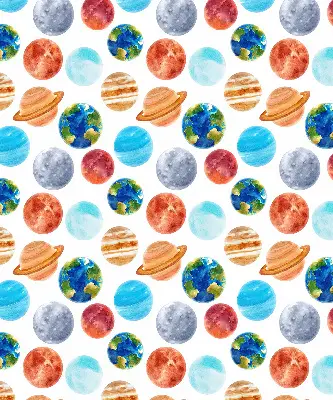 Zatamnjujuća rolo zavjesa za prozor Planeti