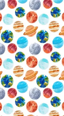 Zatamnjujuća rolo zavjesa za prozor Planeti