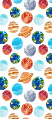 Zatamnjujuća rolo zavjesa za prozor Planeti