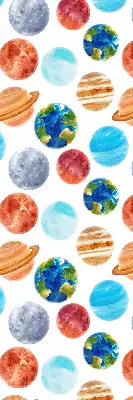 Zatamnjujuća rolo zavjesa za prozor Planeti