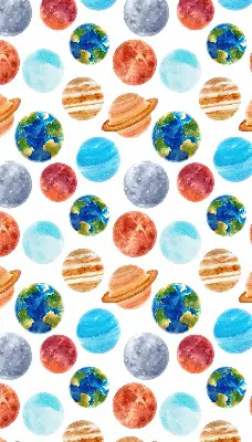Zatamnjujuća rolo zavjesa za prozor Planeti