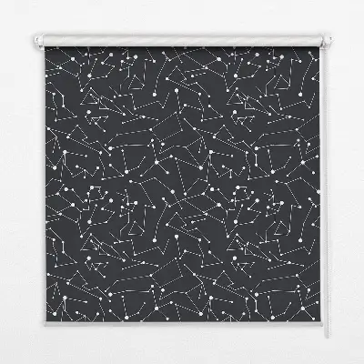 Platnena zatamnjujuća rolo zavjesa Konstelacija