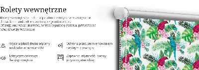 Platnena zatamnjujuća rolo zavjesa Papige
