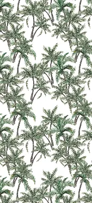 Unutarnja prozorska zatamnjujuća rolo zavjesa Palme