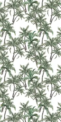 Unutarnja prozorska zatamnjujuća rolo zavjesa Palme