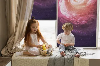 Platnena zatamnjujuća rolo zavjesa Galaksija