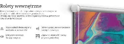 Unutarnja prozorska zatamnjujuća rolo zavjesa Ispiranje boje