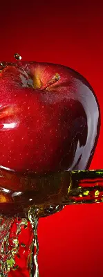 Zatamnjujuća rolo zavjesa za prozor Jabuka prelivena vodom