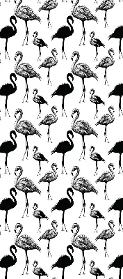 Zatamnjujuća rolo zavjesa za balkonska vrata Crni flamingosi