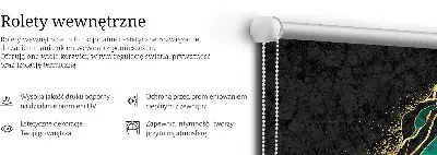 Zatamnjujuća rolo zavjesa za prozor Zeleni mramor