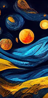 Platnena zatamnjujuća rolo zavjesa Planeti