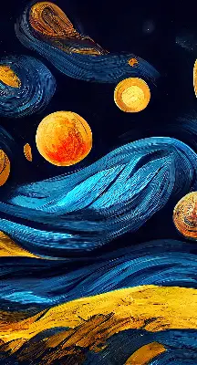 Platnena zatamnjujuća rolo zavjesa Planeti