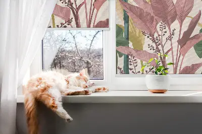 Platnena zatamnjujuća rolo zavjesa Šareno lišće