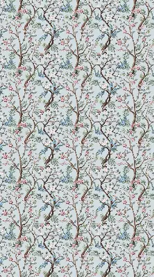 Unutarnja zatamnjujuća rolo zavjesa Cvjetne loze na svijetloj pozadini
