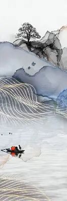 Unutarnja zatamnjujuća rolo zavjesa za prozor Mutne planine