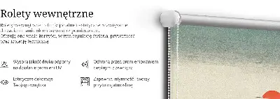 Platnena zatamnjujuća rolo zavjesa Oslikane planine