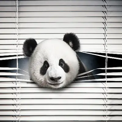 Unutarnja zatamnjujuća rolo zavjesa za prozor Panda