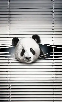 Unutarnja zatamnjujuća rolo zavjesa za prozor Panda