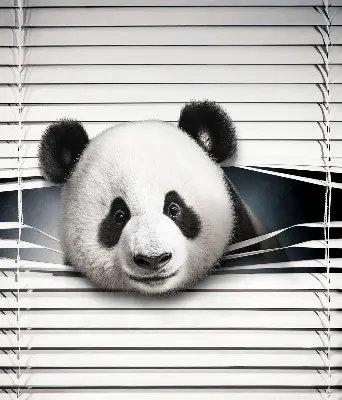 Unutarnja zatamnjujuća rolo zavjesa za prozor Panda