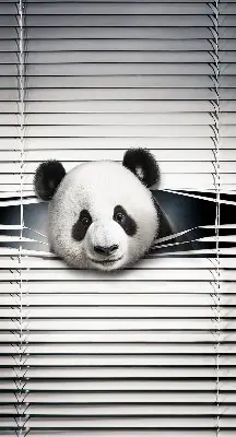 Unutarnja zatamnjujuća rolo zavjesa za prozor Panda