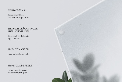 Kvadratna ploča za stol Poluprozirna