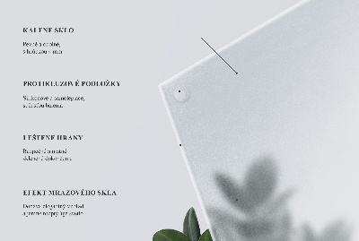 Okrugla ploča za stol Poluprozirna