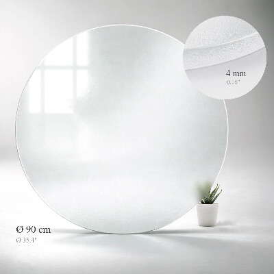 Okrugla ploča za stol Poluprozirna