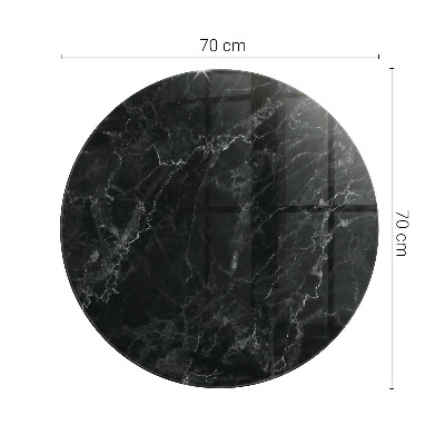 Okrugla ploča za vanjski stol Mramor s nježnim žilicama
