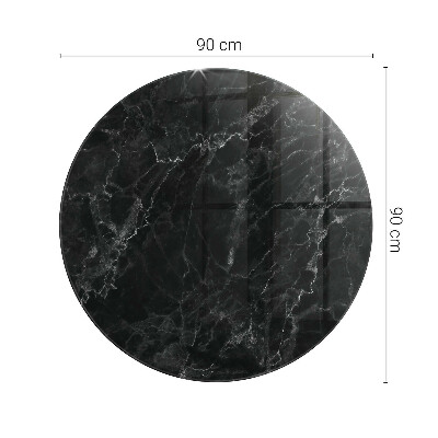 Okrugla ploča za vanjski stol Mramor s nježnim žilicama