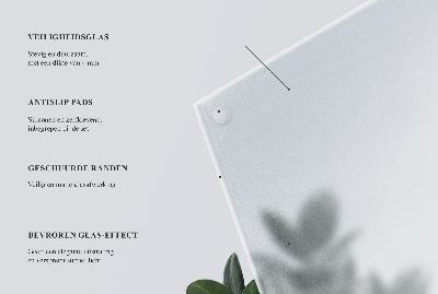 Pravokutna ploča za stol Poluprozirna