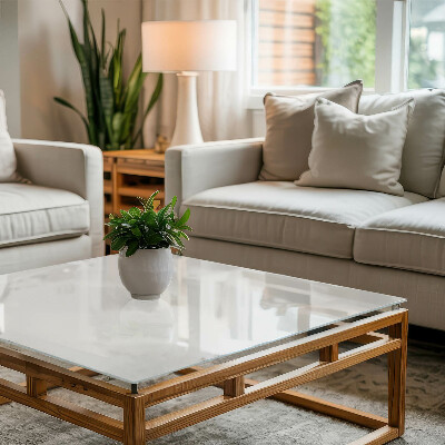 Pravokutna ploča stola Čisto bijela