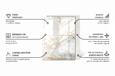 Pravokutna ploča stola Čisto bijela