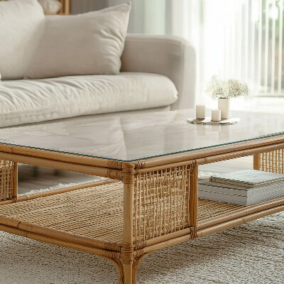 Pravokutna staklena ploča Grafička kompozicija od mramora