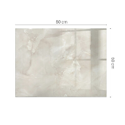 Pravokutna staklena ploča Grafička kompozicija od mramora