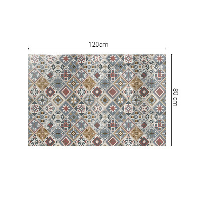 Pravokutna ploča stola Dekorativni mozaici s detaljima