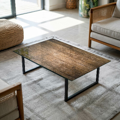 Pravokutna staklena ploča Ekološka drvena struktura