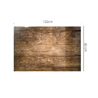 Pravokutna staklena ploča Ekološka drvena struktura