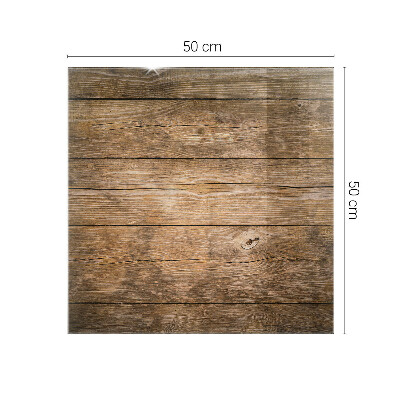 Pravokutna staklena ploča Ekološka drvena struktura