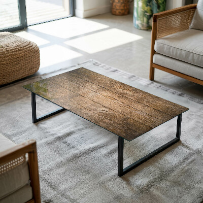 Pravokutna staklena ploča Ekološka drvena struktura