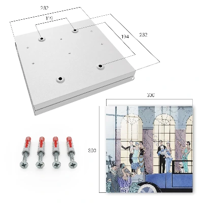 Vješalica za ključeve Plava stranka