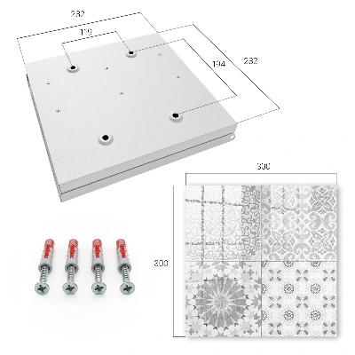 Vješalica za ključeve Geometrijski uzorci