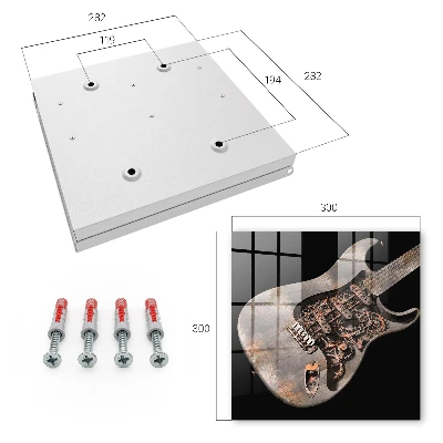 Vješalica za ključeve Mehanička gitara
