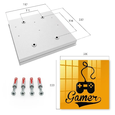 Kutija za ključeve Pad i riječ GAMER