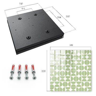 Kutija za ključeve Zelena geometrija