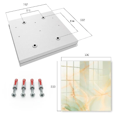Vješalica za ključeve Pastelni uzorak