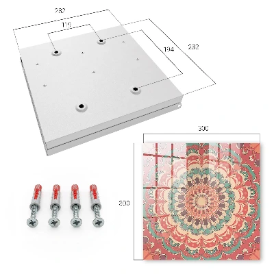 Kutija za ključeve Šarena mandala