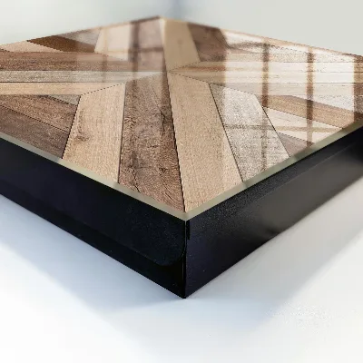 Kutija za ključeve Drvena geometrija