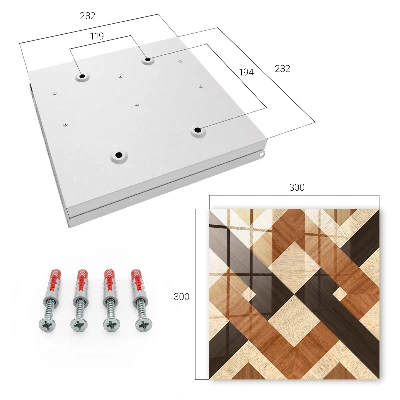 Vješalica za ključeve Moderna geometrija