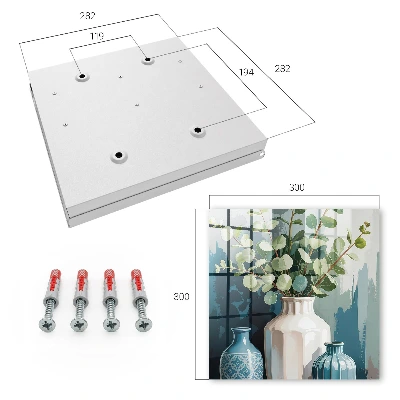 Ormarić za ključeve Vaze i lišće